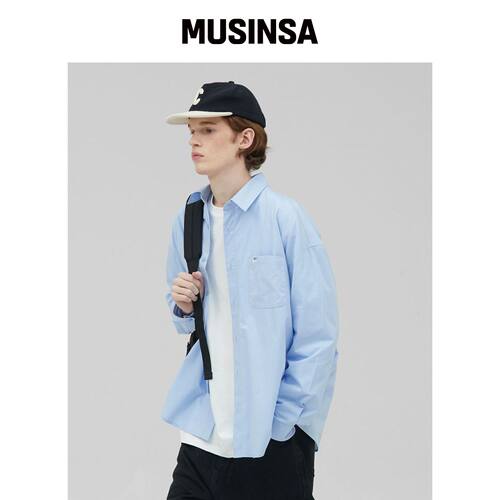 STENDS [M~4XL] FLOW棉质衬衫_横须贺夹克韩国官网直邮进口