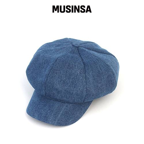 UNIVERSAL CHEMISTRY 牛仔布束带报童帽 MUSINSA韩国官网直邮进口