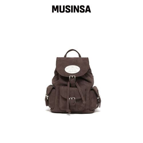 LOTSYOU lotsyou_怀旧胖胖背包 棕色 MUSINSA韩国直邮官方正品