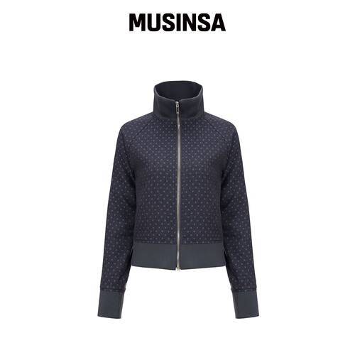 LOVECRAZYWILDMAN WOOL TRACK JUMPER 紫色韩国官网直邮进口