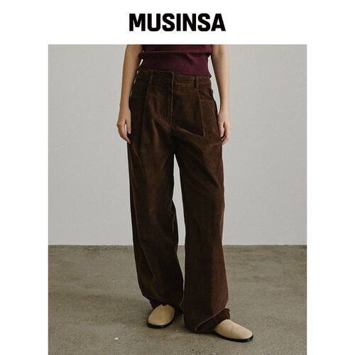 ARTID CORDUROY CURVED PANTS_2COLORS MUSINSA韩国直邮官方正品