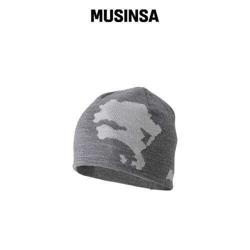 YUNE Soft Shape Beanie_[灰色]韩国官网直邮进口MUSINSA