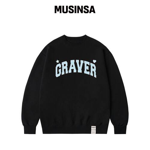 GRAVER [UNISEX] OF GRAVER 拱形logo运动衬衫_ 韩国官网直邮进口