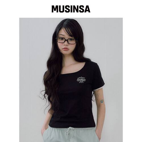 CORALIQUE DKNY PURE 背带 T恤 VLACK韩国官网直邮进口MUSINSA
