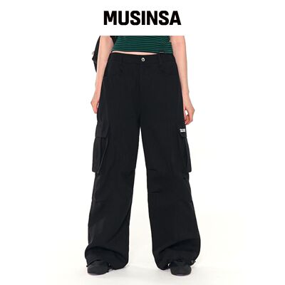 ZIZEMUSEUM 212E宽松工装裤（黑色） MUSINSA韩国官网直邮进口