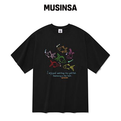 RADINEO UNDERWATER 短袖T恤 黑色 MUSINSA韩国官网直邮进口