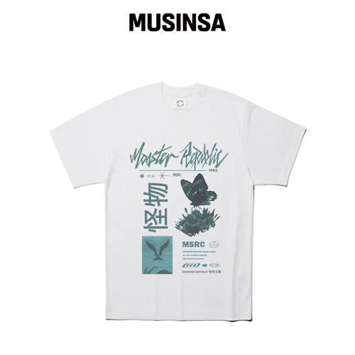 MONSTER REPUBLIC FLY E DE Jade Green T恤 WHI韩国官网直邮进口