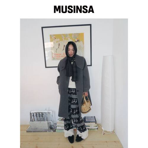 FUNFROMFUN 灰色水手领宽松外套 MUSINSA韩国直邮官方正品