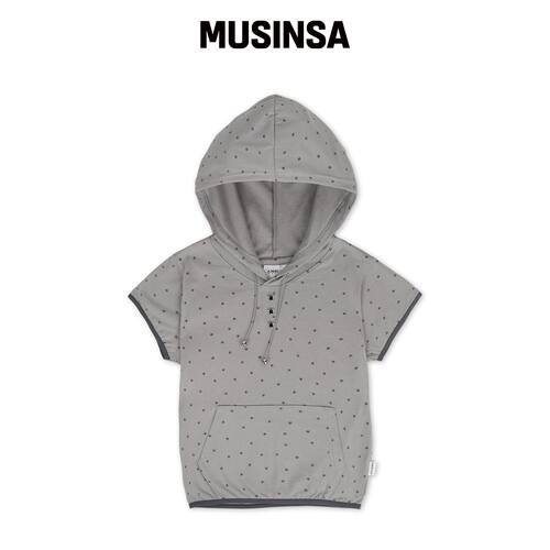 AMBLER Star Cotton Hoodie 短袖连帽T恤 ACR704韩国官网直邮进口