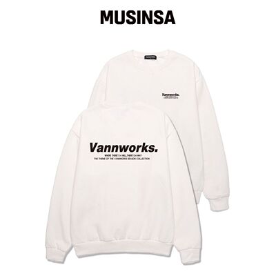 VANNWORKS 极简 LOGO 2 运动衬衫 (VLS0114) 白 韩国官网直邮进口