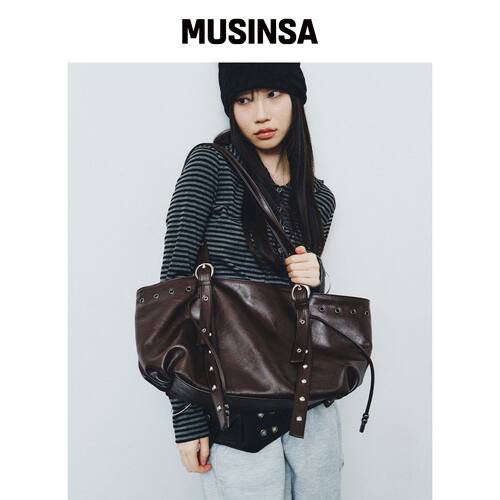 SQUARELINE KIER 关键_ 深棕色 MUSINSA韩国官网直邮进口