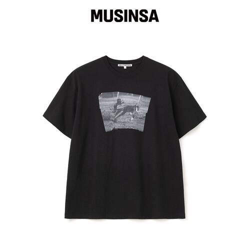 MILLO ARCHIVE 跑步 DOX T恤 [VLACK] MUSINSA韩国官网直邮进口
