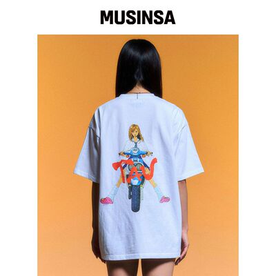 SCHISM INDUCING TAU SCOOTER T恤_白色 MUSINSA韩国官网直邮进口