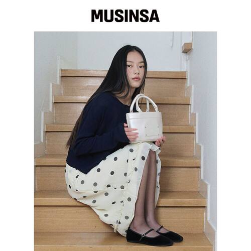 RAIMENT 铆钉马卡龙包_闪亮白色 MUSINSA韩国官网直邮进口