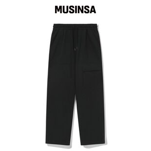 BEENTRILL 脚本拼接卫裤（黑色） MUSINSA韩国官网直邮进口