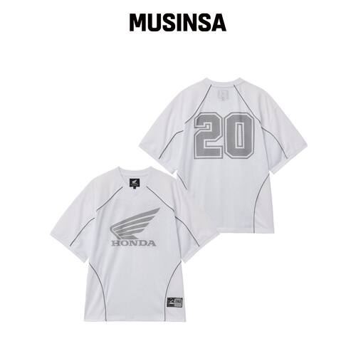 PHYPS MOTORCYCLE 网眼透气短袖运动T恤MUSINSA韩国直邮官方正品