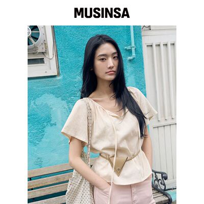 JULIAPEPE [2PACK] 弹性褶皱衬衫（3色） MUSINS韩国官网直邮进口