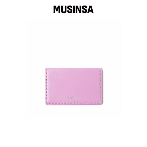 FENNEC 皱褶软卡包 - 清新粉色 MUSINSA韩国官网直邮进口