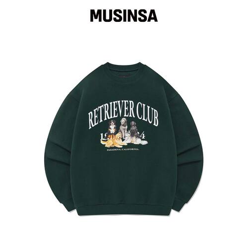 RETRIEVER CLUB RETRIEVER FRIENDS 圆领卫衣 []韩国官网直邮进口
