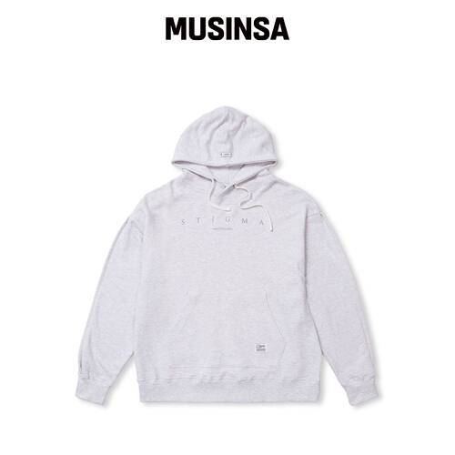 STIGMA SERIF HOODIE W-MELANGE MUSINSA韩国直邮官方正品