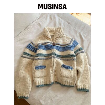 SOMEWHEREBUTTER Poco Handmade Cowhichan 毛衣韩国官网直邮进口