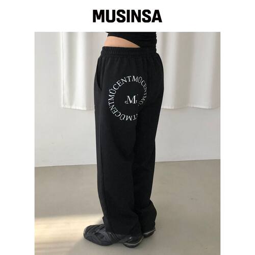 MUCENT SIGNATURE 圆形包logo热裤子男女通用（2韩国官网直邮进口