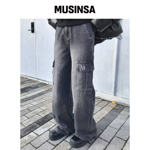 MUCENT 卡莱特宽松工装牛仔裤（2色） MUSINSA韩国官网直邮进口