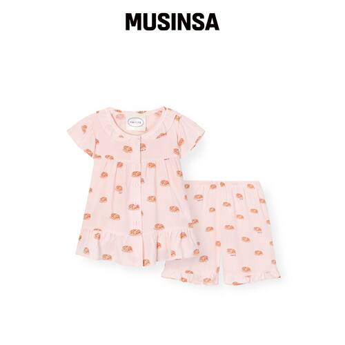 ORCITE 女童无袖睡衣居家服套家居服 MUSINSA韩国官网直邮进口