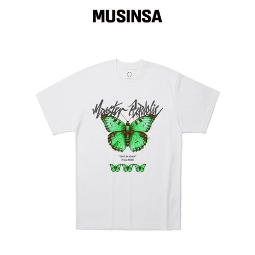 MONSTER REPUBLIC BUTTER FLY KELLY GREEN T恤 韩国官网直邮进口