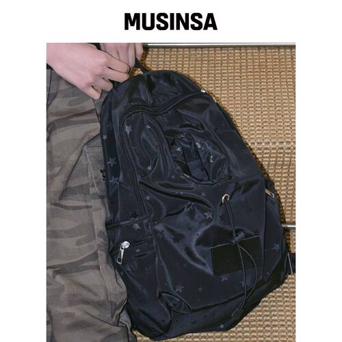 THE GREEN LAB 明星背包 [黑色] MUSINSA韩国官网直邮进口