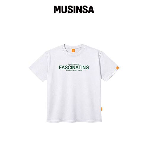 LLAMO 迷人短袖T恤男女通用大码 S~4XL MUSINSA韩国直邮官方正品