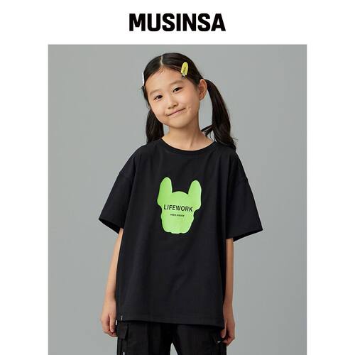 LIFEWORK KIDS 儿童) KOLOR 彩色短袖T恤 MUSINS韩国官网直邮进口