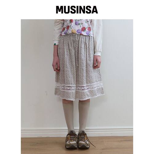 NOCONTENT 326. GARDEN 中长裙 _ IVORY MUSINSA韩国官网直邮进口