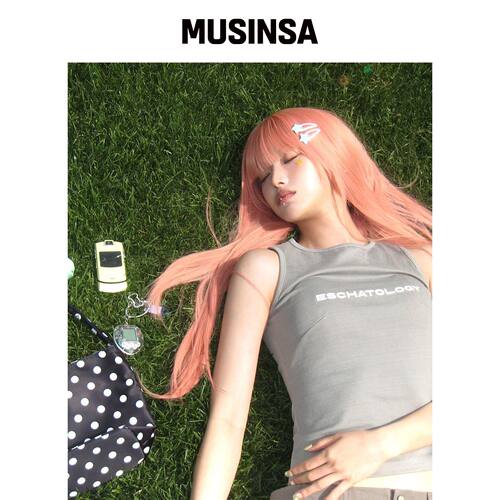 41PRAY 无袖背心 / 灰色 MUSINSA韩国直邮官方正品