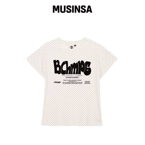 BORN CHAMPS [3 COLORS] BOLD MOTION 女士波点T韩国官网直邮进口