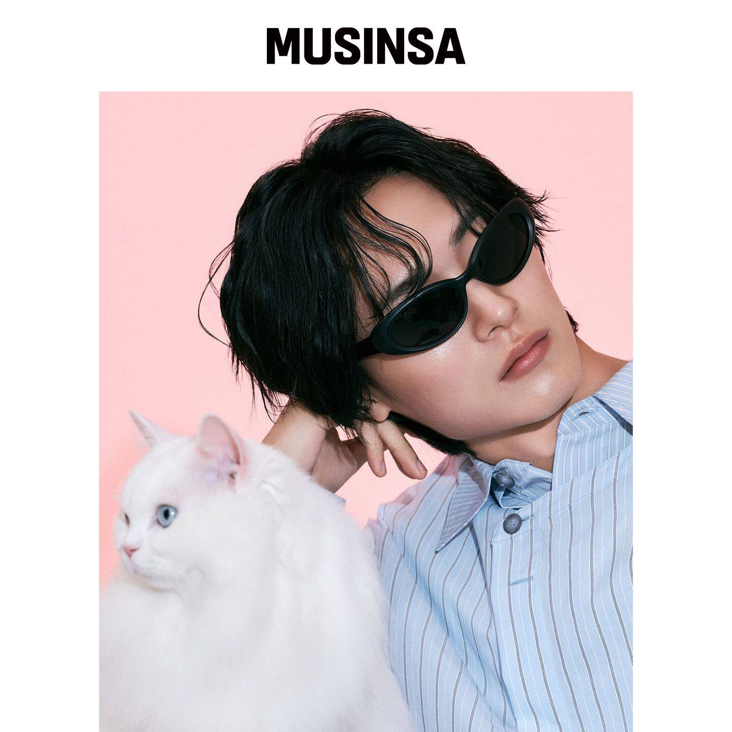 RECLOW 眼镜哥特黑色太阳镜墨镜时尚 MUSINSA韩国直邮官方正品