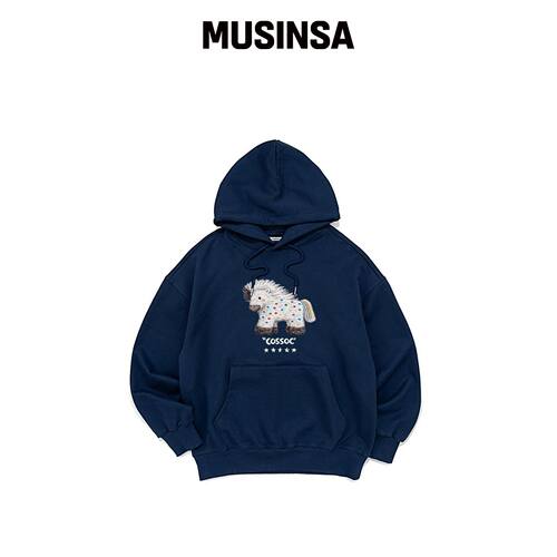 COSO CC RAINBOW婴儿连帽卫衣（深蓝色） MUSINS韩国官网直邮进口
