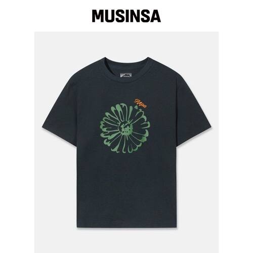 NEPA 7M45372 女士花卉图案短袖圆领T恤 MUSINSA韩国官网直邮进口