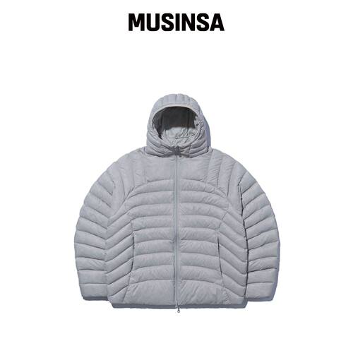 CRITIC 虫洞气泡轻羽绒服 灰色 MUSINSA韩国直邮官方正品