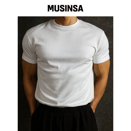 LEADEN MOOZ 短袖T恤 [WHITE] MUSINSA韩国官网直邮进口