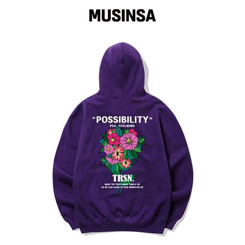 TRIPSHION POSSIBILITY FLOWER 连帽卫衣 - PURP韩国官网直邮进口