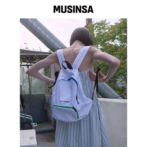 NOCONTENT 386. 尼龙背包 _ WHITE MUSINSA韩国官网直邮进口