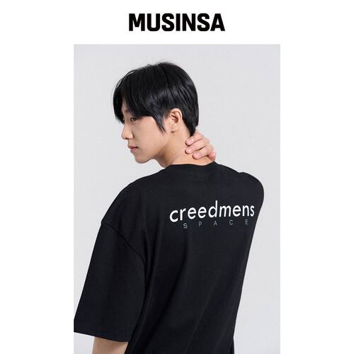 CREEDMENS SPACE 背带裤点缀半高领T恤韩国官网直邮进口MUSINSA