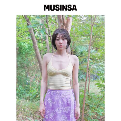 NUUANU Honeya Top_黄色韩国官网直邮进口MUSINSA