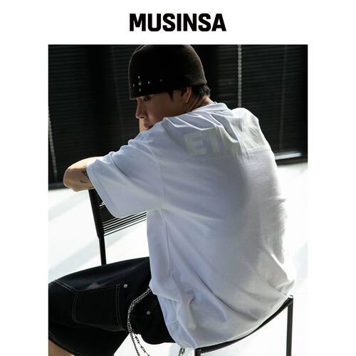 BURNING CAPONE BC 永恒短袖T恤（白色）韩国官网直邮进口MUSINSA