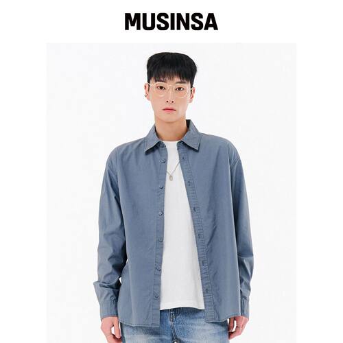 CHASECULT 男款色块衬衫-FARK5432B0D MUSINSA韩国直邮官方正品