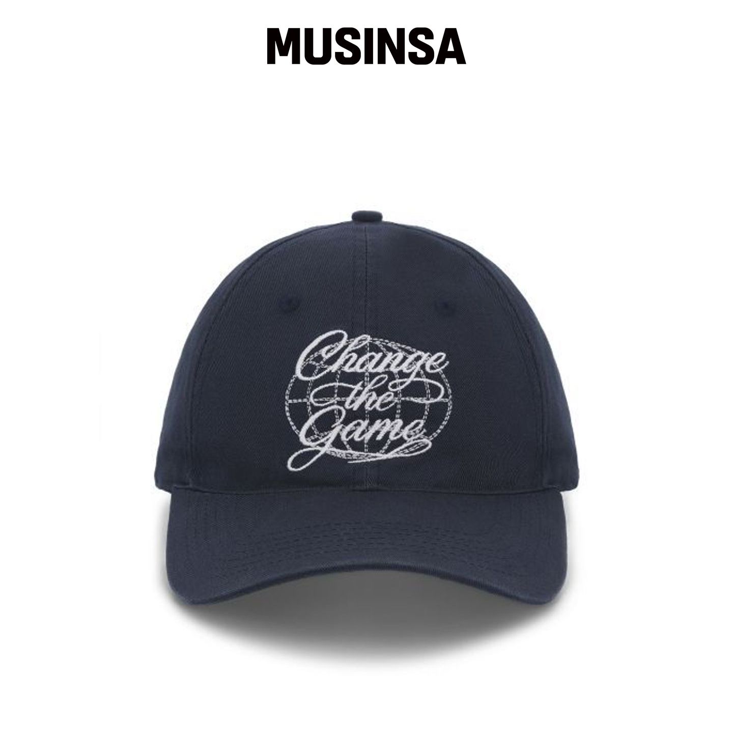 MUSINSA X GEN.G白色刺绣面板鸭舌帽韩时尚潮流韩国直邮官方正品