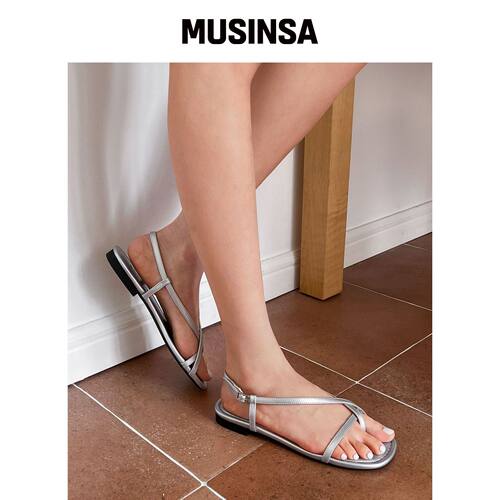SAPPUN 율西斯带扣人字拖鞋 (1cm) MUSINSA韩国直邮官方正品