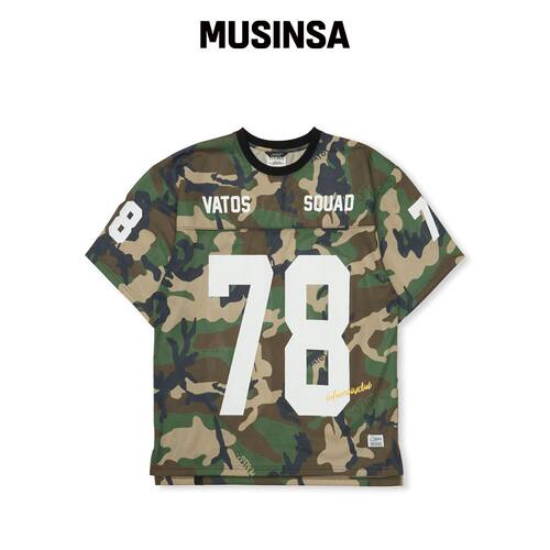 STIGMA 网眼宽松T恤迷彩 MUSINSA韩国直邮官方正品