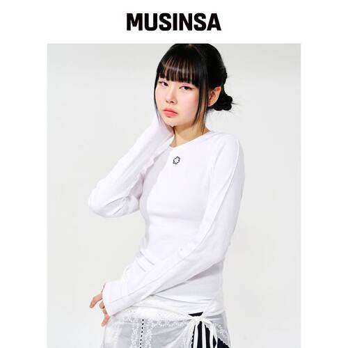 PIECE MAKER DAISY SLIM LS (白色)韩国官网直邮进口MUSINSA